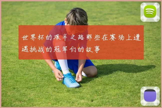 世界杯的艰辛之路那些在赛场上遭遇挑战的冠军们的故事